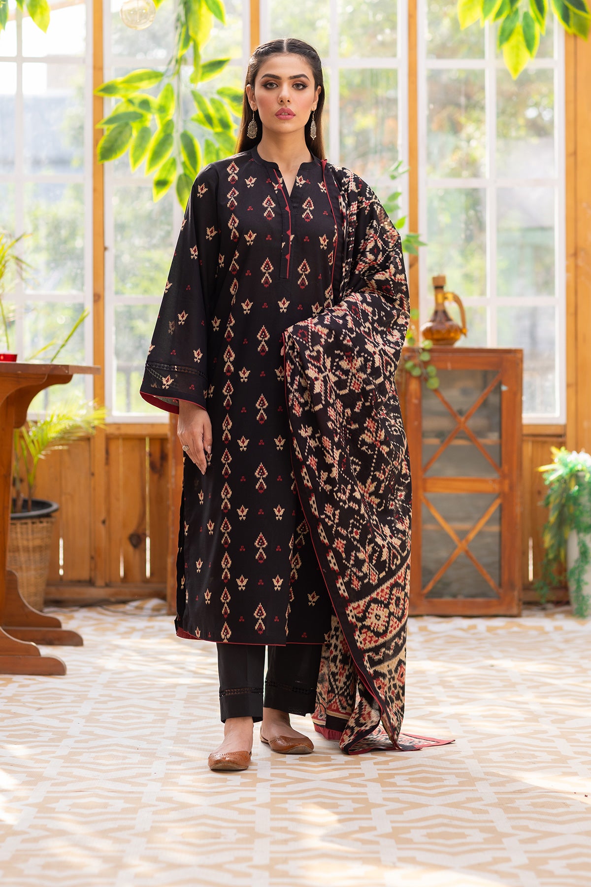 3 Piece Cotton Lawn Suit