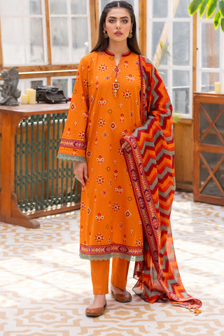 3 Piece Cotton Lawn Suit