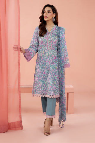 3 Piece Cotton Lawn Suit