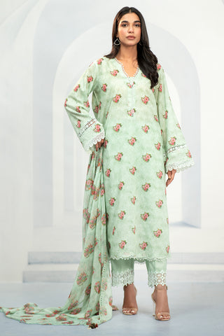 3 Piece Cotton Lawn Suit