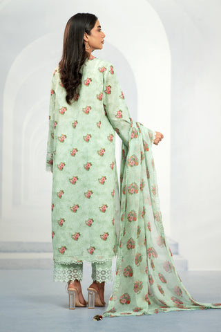 3 Piece Cotton Lawn Suit