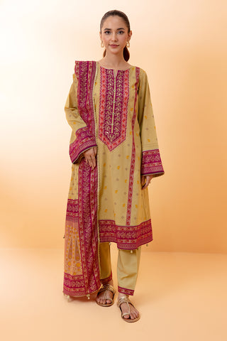 3 Piece Cotton Lawn Suit