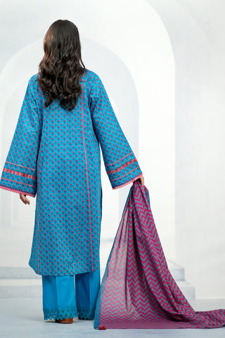 3 Piece Cotton Lawn Suit