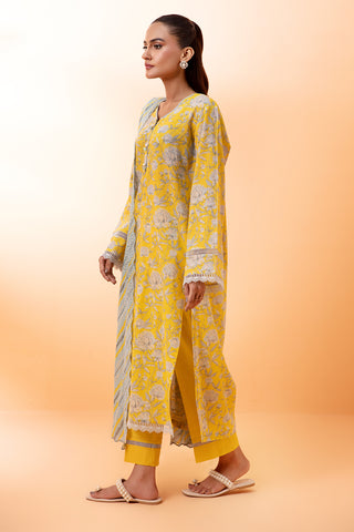 3 Piece Cotton Lawn Suit