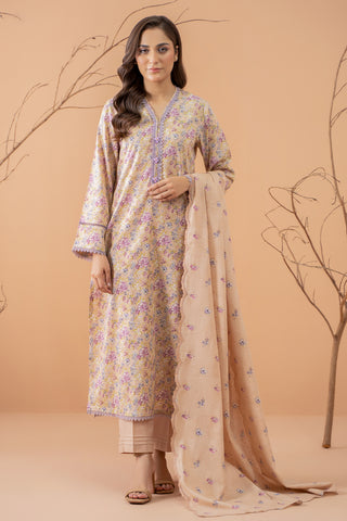 3 Piece Khaddar Suit