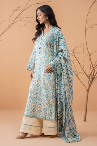 3 Piece Khaddar Suit