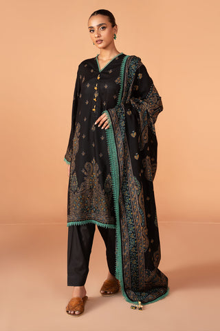 3 Piece Khaddar Suit