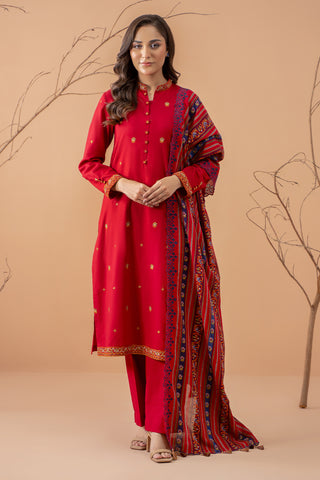 3 Piece Khaddar Suit