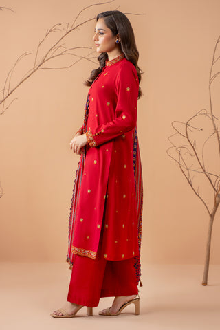 3 Piece Khaddar Suit