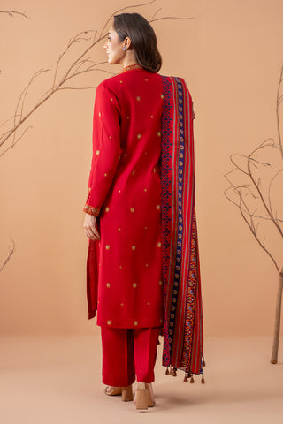 3 Piece Khaddar Suit