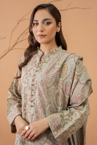 3 Piece Khaddar Suit