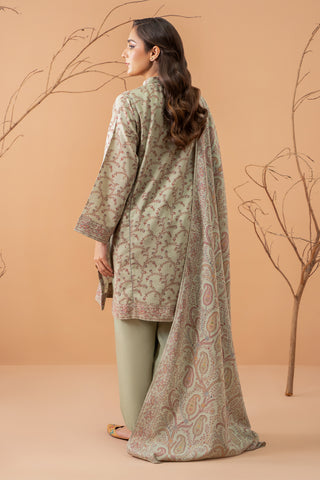 3 Piece Khaddar Suit