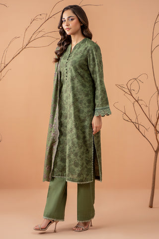 3 Piece Slub Khaddar Suit