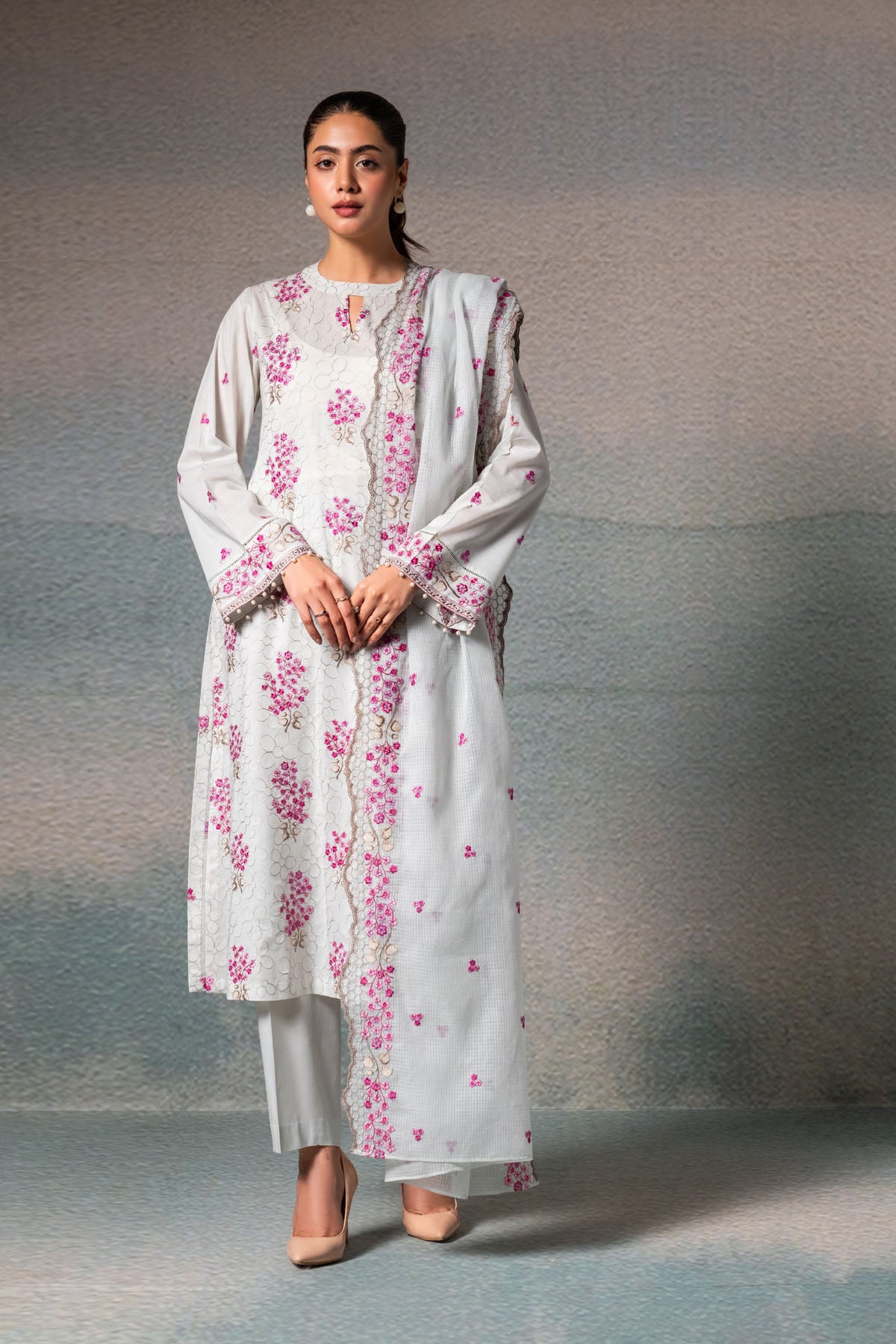 3 Piece Cotton Lawn Suit