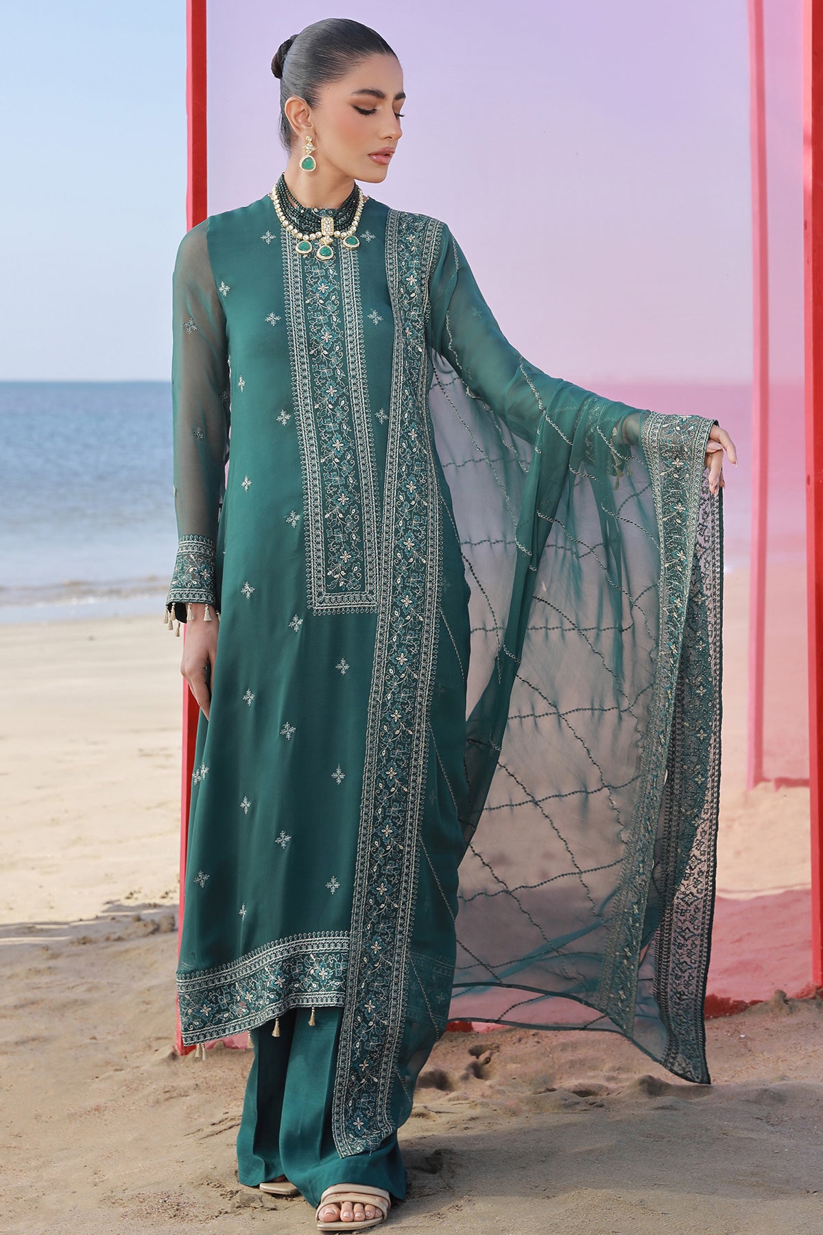 3 Piece Bamber Chiffon Suit