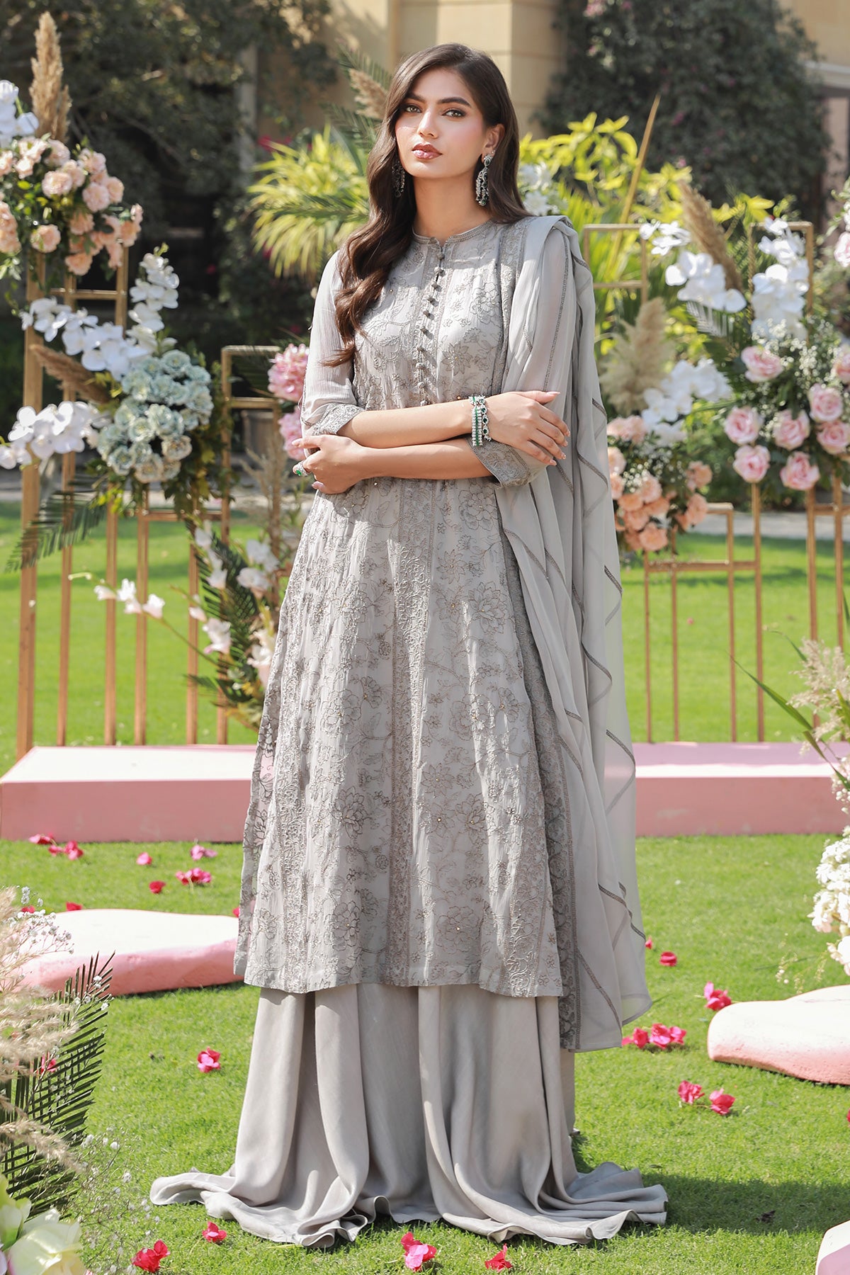 3 Piece Bamber Chiffon Suit