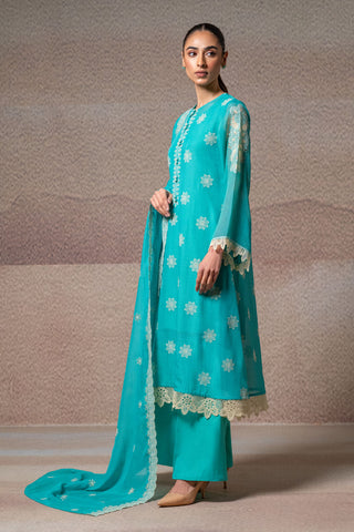 4 Piece Dhaka Malmal Suit