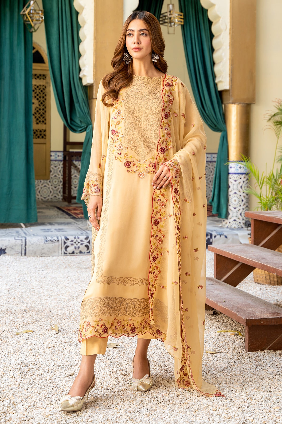 3 Piece Bamber Chiffon Suit