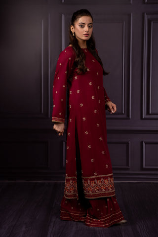 2 Piece Viscose Karandi Shirt & Shalwar