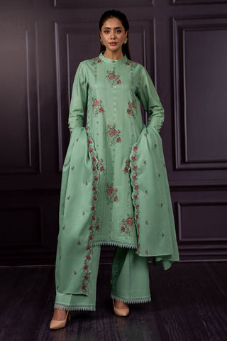 3 Piece Khaddar Suit