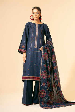 3 Piece Khaddar Suit