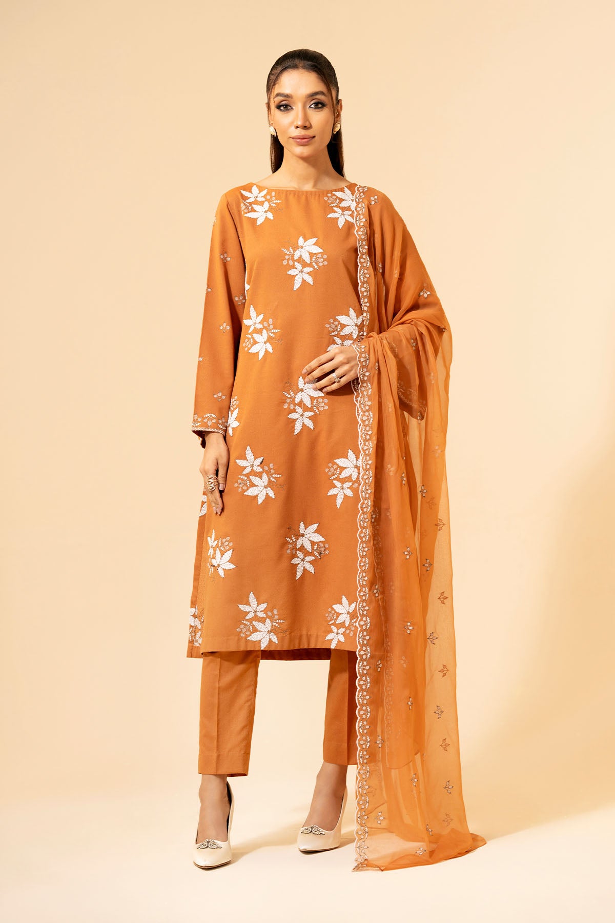 3 Piece Viscose Karandi Suit