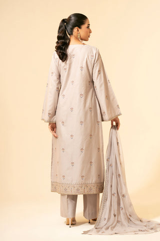 3 Piece Zari Jaqaurd Suit