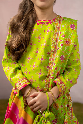 3 Piece  Cotton Lawn Suit