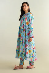 2 Piece- Printed Suit-KPS25-P3211