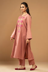 2 Piece - Embroidered Cotton Karandi Suit