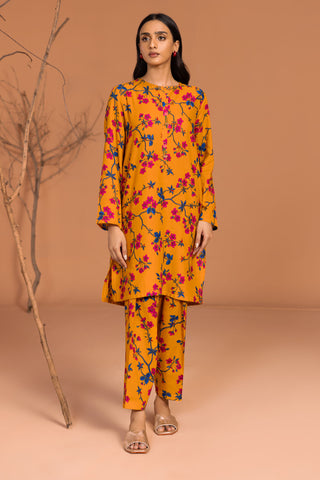 2 Piece Printed Khaddar Shirt & Trouser