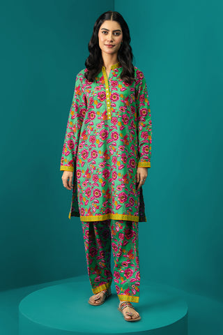 2 Piece Printed Khadar Shirt & Trouser