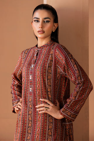 2 Piece Printed Khadar Shirt & Trouser