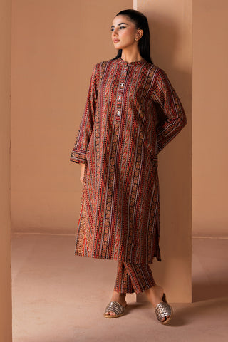 2 Piece Printed Khadar Shirt & Trouser