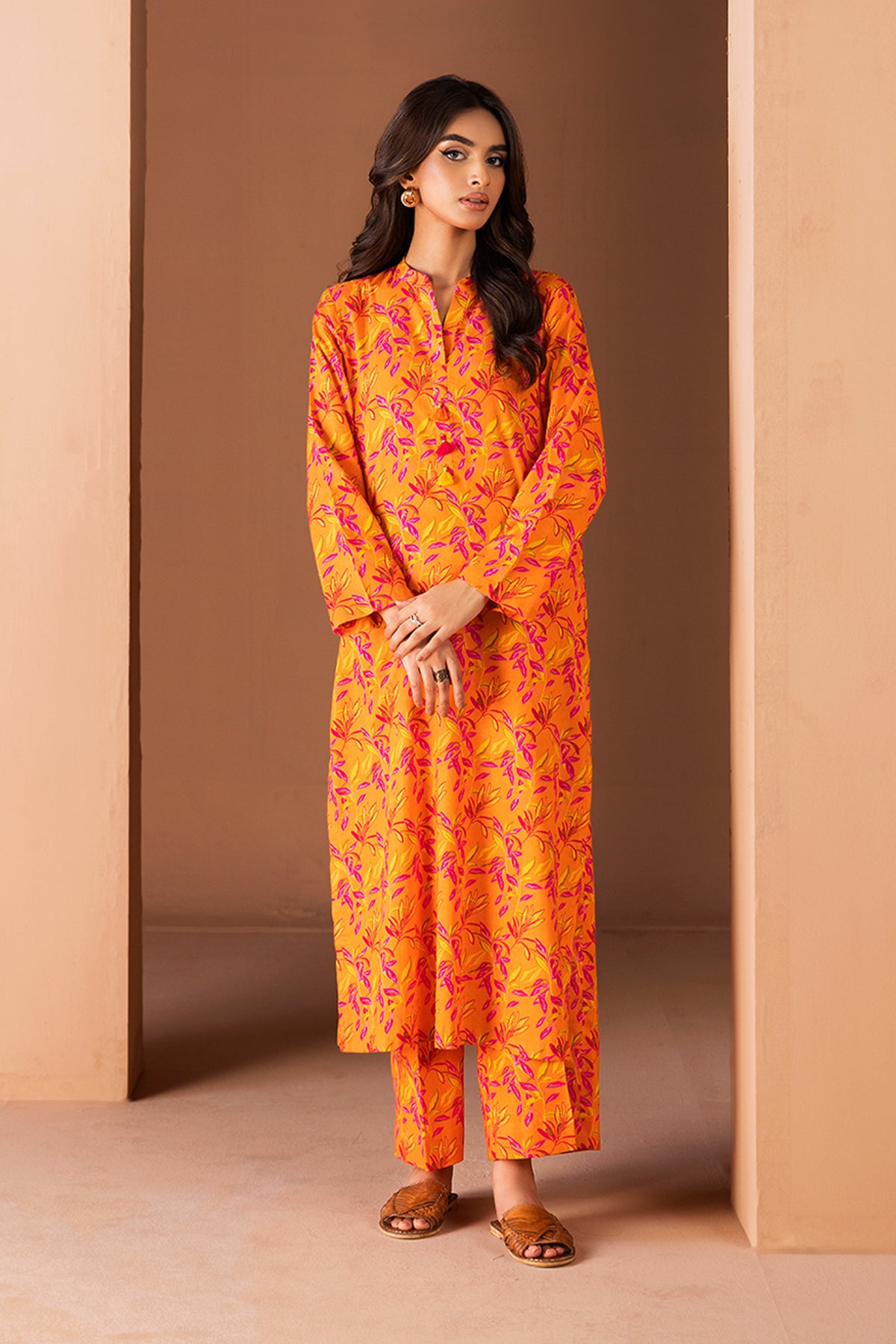 2 Piece Printed Khadar Shirt & Trouser