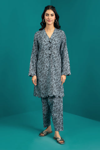 2 Piece Printed Khadar Shirt & Trouser