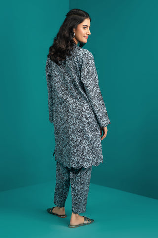 2 Piece Printed Khadar Shirt & Trouser