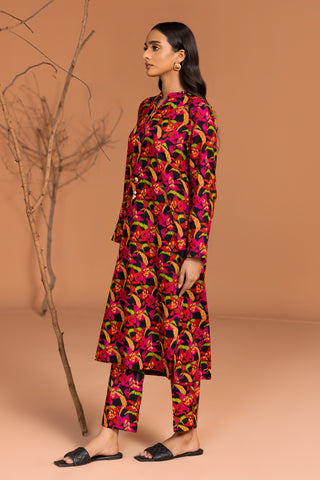 2 Piece Printed Khadar Shirt & Trouser