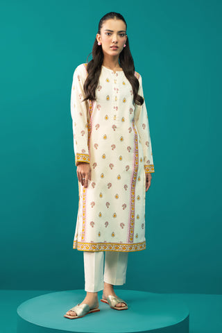 2 Piece Printed Khaddar Shirt & Trouser