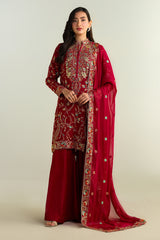 2 Piece- Embroidered Suit-KPW24-P3149A-149