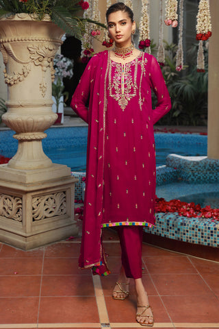 3 Piece Pk Raw Silk Suit