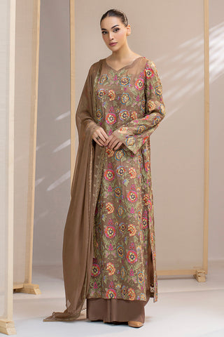 4 Piece Pure Chiffon Suit