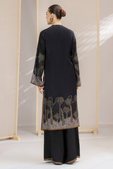 2 Piece Dyed,Printed & Embroidered Pk Raw Silk Shirt & Trouser