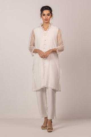 2 Piece Chery Net Shirt & Trouser