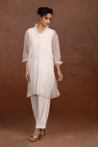 2 Piece Chery Net Shirt & Trouser