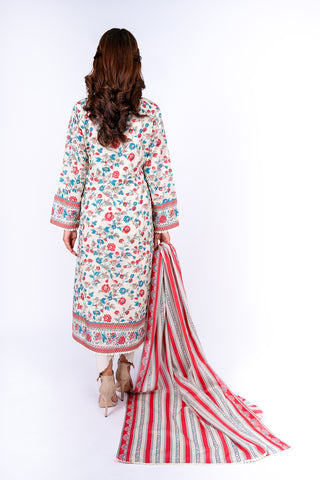 3 Piece Cotton Lawn Suit