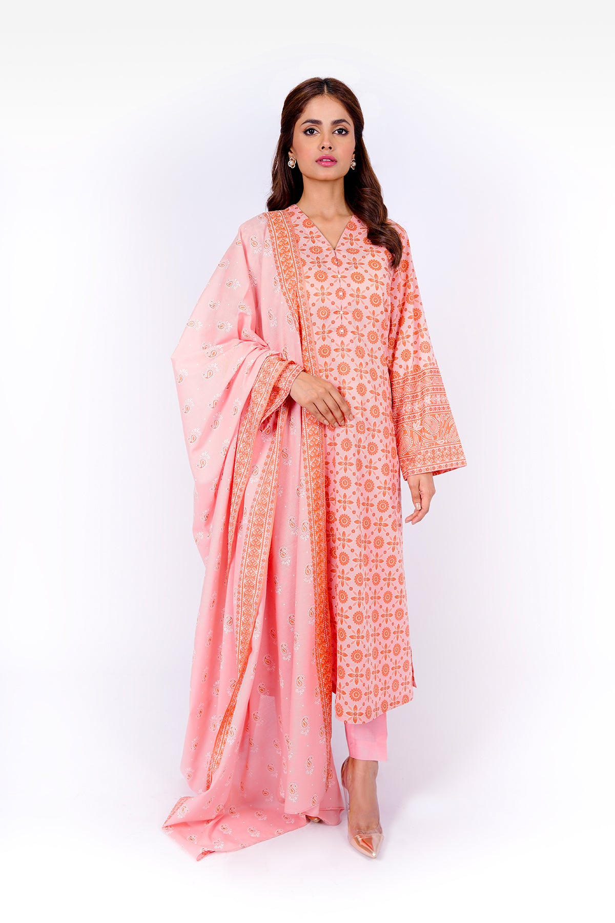 3 Piece Cotton Lawn Suit