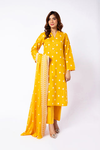 3 Piece Cotton Lawn Suit