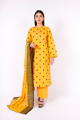 3 Piece Cotton Lawn Suit