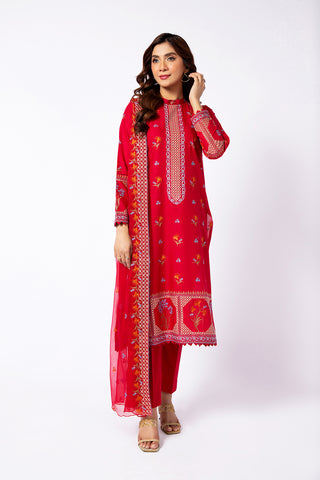 3 Piece Cotton Lawn Suit